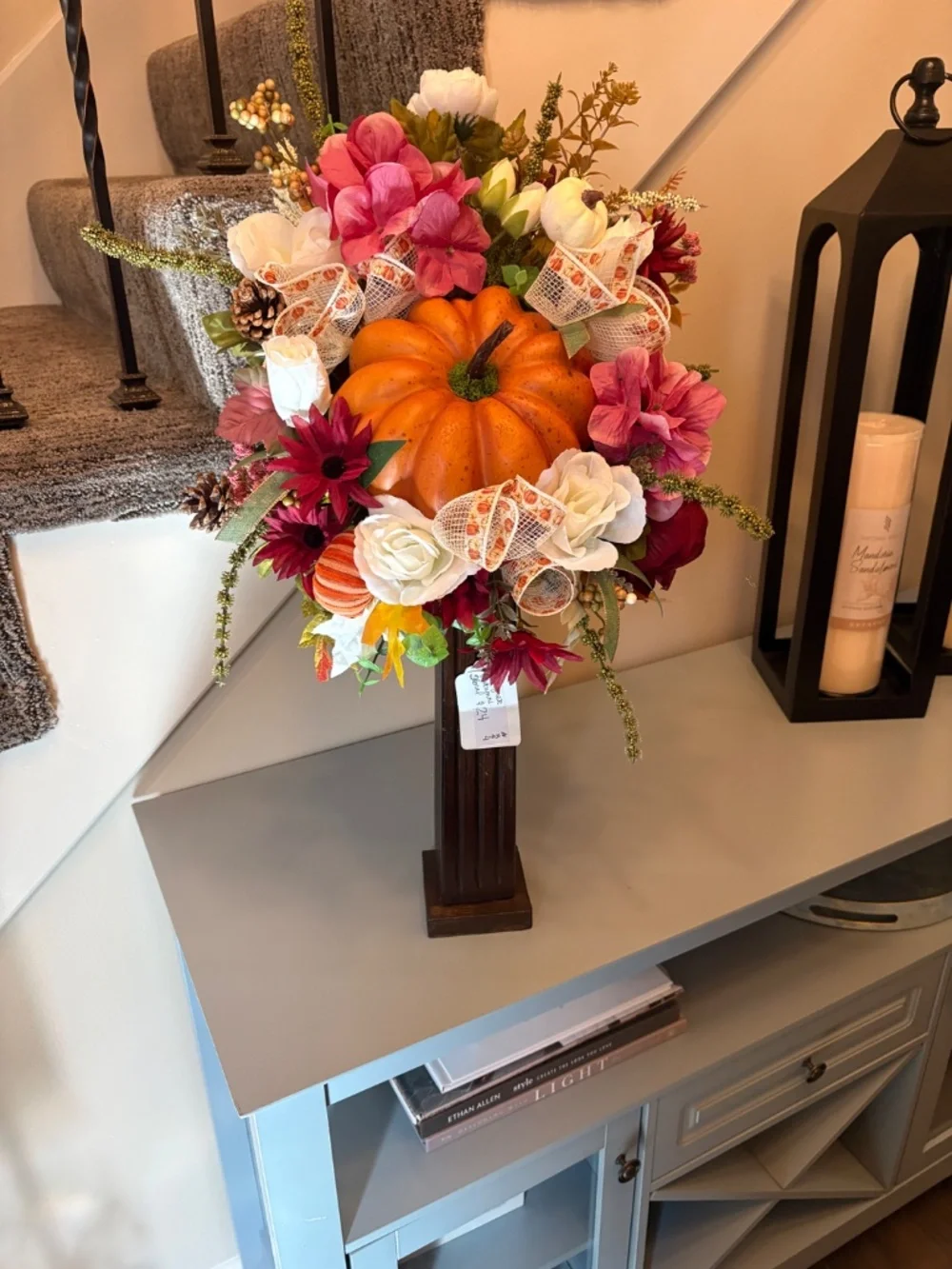 Handcrafted fall and autumn floral decor